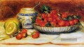 Erdbeeren Pierre Auguste Renoir Stillleben